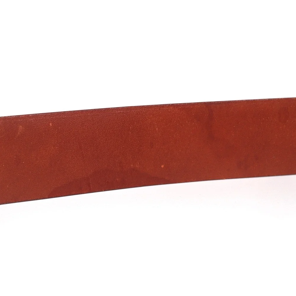 Loro Piana Tan Pebbled Leather Belt Silver Buckle Italy Made Size 80 32 Luxury